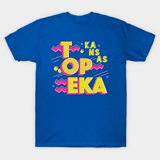 Retro 90s Topeka, Kansas T-Shirt